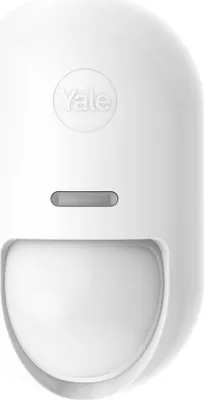 Zdjęcie produktu dla Yale Indoor Motion Sensor, Ściana, Wewnętrzna, Zewnętrzna, Biały, Android, iOS, Czujnik podczerwieni, Bezprzewodowy