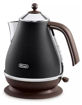 Produktbild von DeLonghi KBOV2001.BK Iconia Vintage Wasserkocher schwarz