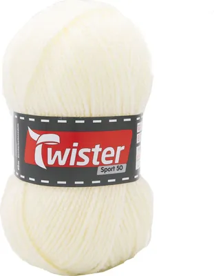 Produktbild von 50g Twister Sport  uni stricken häkeln  Farbe 20