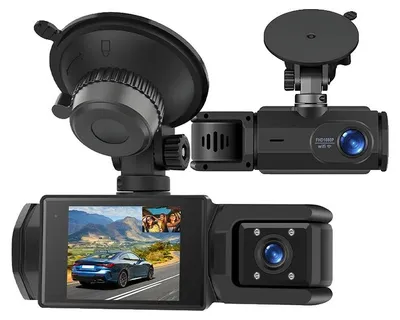 Zdjęcie produktu dla Kamera samochodowa, rozdzielczość 1080P, możliwość nagrywania w nocy, z kartą pamięci 64G