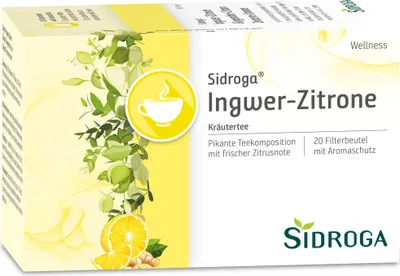 Produktbild von SIDROGA Wellness Ingwer-Zitrone Tee Filterbeutel