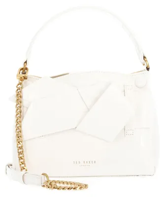 Produktbild von Ted Baker Handtasche Umhängetasche Ssansa Knot Bow Mini Top Handle Bag Ivory creme