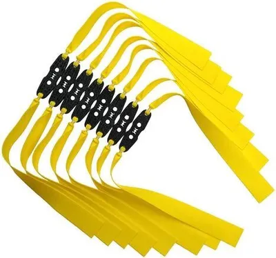 Produktbild von 8 Stück Ersatz-Gummibänder für Schleudern, flaches Gummiband, Jagd-Gummiseil (Dicke: 0,75 mm)