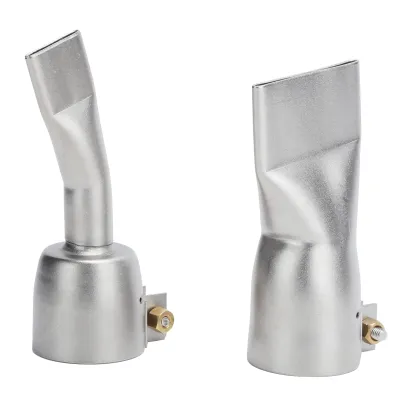 Image de 2Pcs Welding Gun Flat Nozzle 20mm Small 40mm Large Tip for Welder Tool Stainless Steel (Pistolet de soudage à buse plate 20mm, petite 40mm, grande pointe pour outil de soudage)