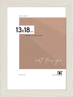 Produktbild von LUCA® Frames, FDM, Bilderrahmen, Farbe Cremeweiß, 13x18 cm