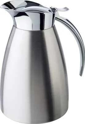 Produktbild von APS 10923 Isolierkanne ADVANCED, Edelstahl, doppelwandig, für 8 Tassen (1 Liter), Einhandautomatik