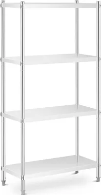 Obrázek produktu pro Expondo Royal Catering Nerezový regál – 90 x 40 x 180 cm –  – 200 kg