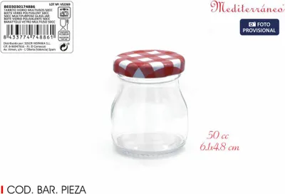 Obrázek produktu pro Mediterraneo jar 50 ml (96 kusů)
