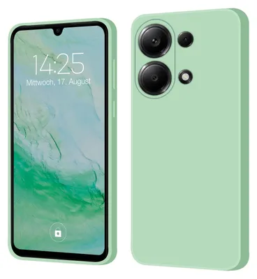 Produktbild von Hülle für Xiaomi Redmi Note 13 Pro Case Cover Bumper Smartphone Softgrip Schutzhülle Farbe: Türkis
