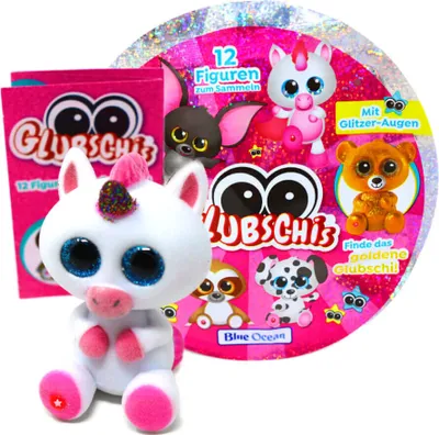 Produktbild von Blue Ocean Glubschis Sammelfiguren Serie 1 - Glubschi Glitzer - Figur Milky-Fee (selten)