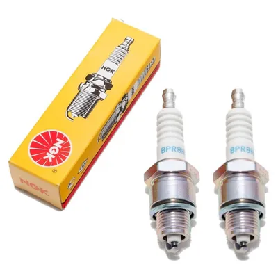 Produktbild von Zündkerzen Set NGK 2x BPR8HS Zündkerze entstört, 12,7mm Kurzgewinde Ø 14,0mm Hex 20,8mm, Elektrodenabstand 0,75mm, Wärmewert 8, 3725