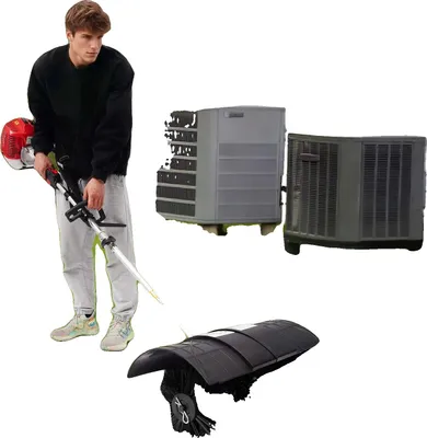 Immagine prodotto di Spazzatrice, motore a 2 tempi, design leggero, nero