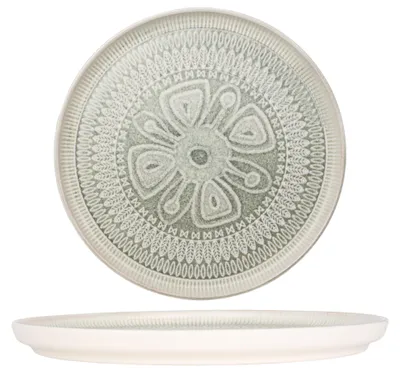 Obrázek produktu pro Jídelní talíř z kütahyského porcelánu – Miras – Porcelán – 27 cm
