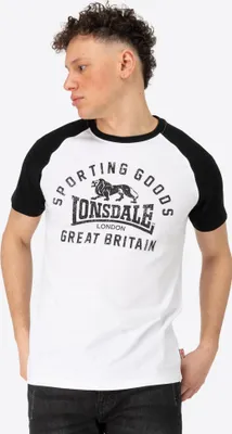 Image de T-shirt homme regular fit TRENANCE White/Black L Lonsdale