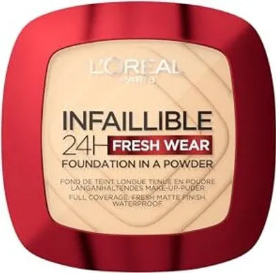 Produktbild von L’Oréal Paris 3600523951543, Kompaktes Gehäuse, Puder, Beige, 130 True Beige, Mattierend, Natürlich