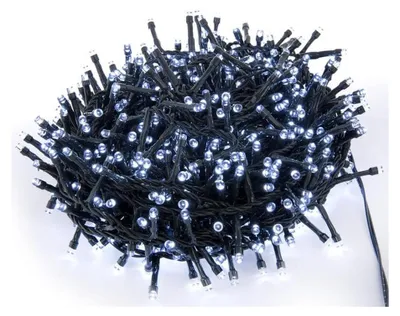 LED-Lichterkette, 10 m, kaltweiß, batteriebetrieben, für Dekoration