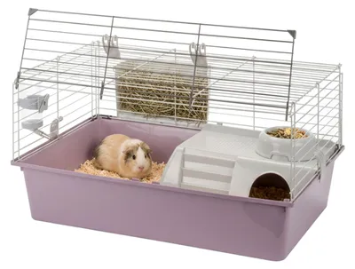 Imagen del producto de Jaula Ferplast Cavie 15 para cobayas, fabricada en metal y plástico