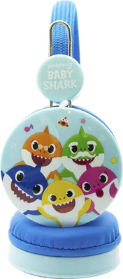 Produktbild von OTL Technologies Baby Shark , Kabelgebunden, Musik, 20 - 20000 Hz, 92 g, Kopfhörer, Blau