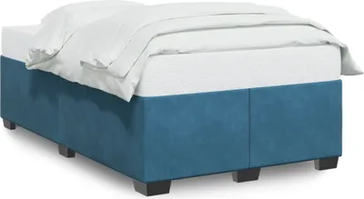 Immagine prodotto di Maison Exclusive - Struttura letto blu 120x190 cm in velluto