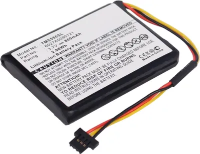 Produktbild von subtel 1x Akku für Navigation Kompatibel mit TomTom Start 50, Start 45, Start 55, 6027A0090721 - (800mAh, 3.7V)