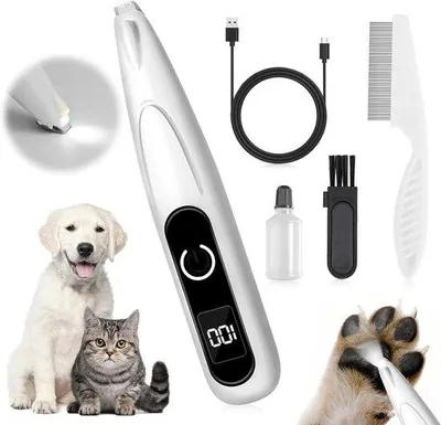 Produktbild von Geräuschloser Tiertrimmer mit LED-Licht und USB-Ladefunktion