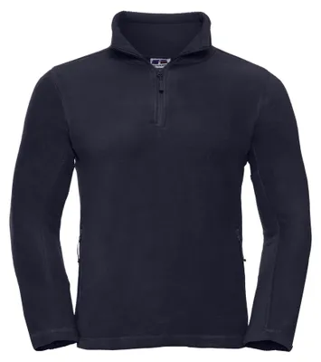 Produktbild von Russell Herren Outdoor Fleecepullover mit Reißverschluss am Kragen FK716 (S) (Dunkelblau)