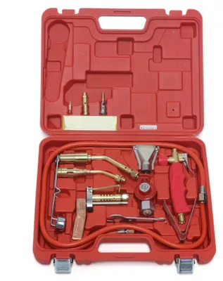 Produktbild von ROTHENBERGER Industrial Turbo Lötset | 16-teilig im Koffer | Hartlöten, Weichlöt