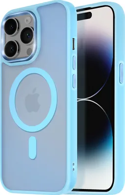 Produktbild von Avizar, MagSafe Hülle für Apple iPhone 14 Pro Max Frost Color, Hellblau