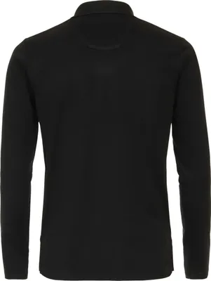 Produktbild von Redmond - Herren Polo-Shirt Langarm (912111), Größe:M, Farbe:Schwarz (91)