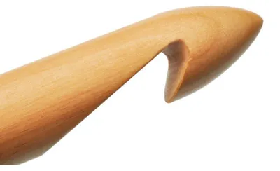 Häkelnadel aus Holz, 22 mm, 15 cm, für dicke Garne