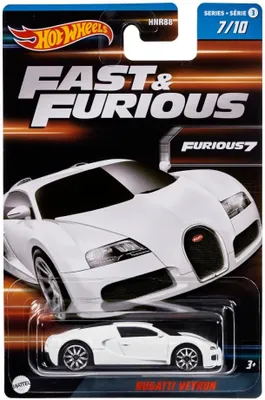 Produktbild von Hot Wheels Fast & Furious HNT17, Auto, 3 Jahr(e), Kunststoff, Weiß