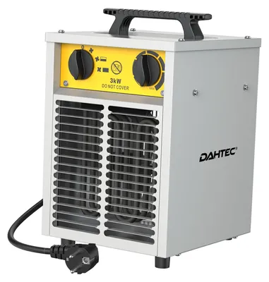 Obrázok produktu pre Elektrický ventilátorový ohrievač 3000 W – Prenosný priemyselný ohrievač pre garáž a dielňu