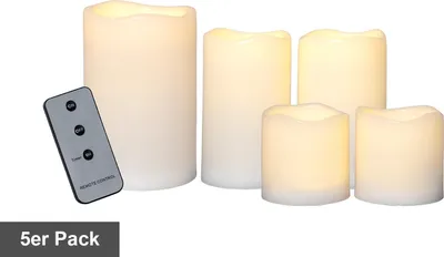 Produktbild von Star Trading 062-69, Elfenbein, Universal, IP44, 5 Glühbirne(n), LED, 0,03 W