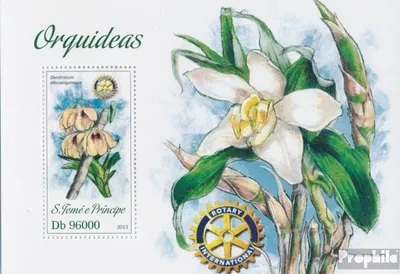 Produktbild von Briefmarken Sao Tome e Principe 2013 Mi Block 895 (kompl. Ausgabe) postfrisch Orchideen