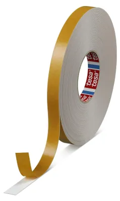 Produktbild von TESA Doppelseitiges Montageband aus Polyethylenschaum 25 m x 9 mm weiß