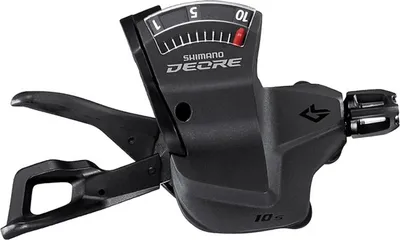 Image de SHIMANO Levier de vitesse DEORE LG SL-M5130-R LG 10 vitesses, droite, noir, 2050mm, noir