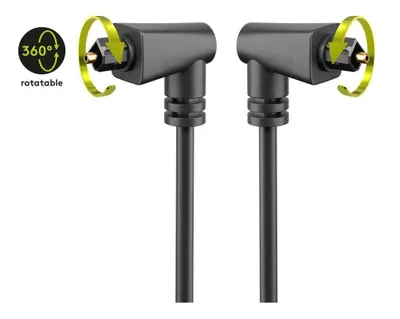 Produktbild von Goobay 41592, Toslink, Männlich, Toslink, Männlich, 1 m, Schwarz