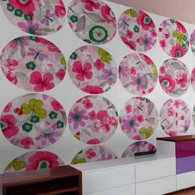 Produktbild von PURO TAPETE - Realistische Tapete ohne Rapport und Versatz 10m Vlies Tapetenrolle Wandtapete modern design Fototapete - Blumen Muster b-A-0197-j-b
