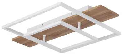 Produktbild von LED Deckenleuchte, Holzoptik, dimmbar, L 60 cm
