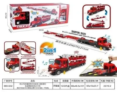 Immagine prodotto di Vigili del fuoco + pista per camion con lanciatore