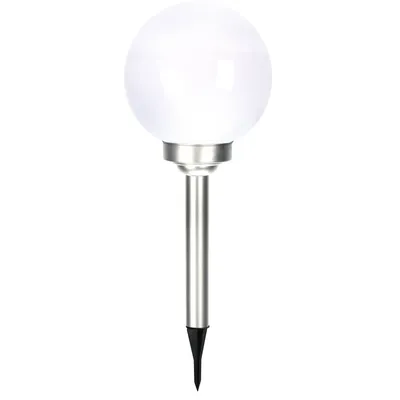 Obrázek produktu pro Solární kulatá lampa, O 20 x 52 cm, 4 LED, bílá