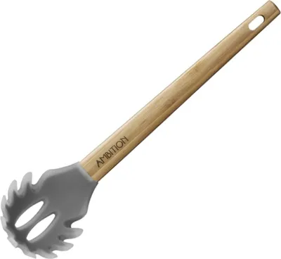 Produktbild von NUDELLÖFFEL Pastalöffel SILIKON Spaghettiheber Löffel Pasta AMBITION 29 cm