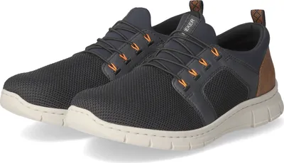 Produktbild von Rieker Herren Schuh Sneaker/ Slip-On Sneaker Blau Synthetik sportlich Größe: 44