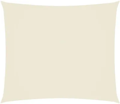 Image de Tente d'ombrage rectangulaire - 2 x 2,5 m - Tissu Oxford imperméable - Protection UV - Couleur crème