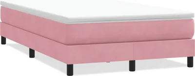 Productafbeelding van vidaXL Boxspringbed zonder matras, roze, 120x220 cm, fluweel