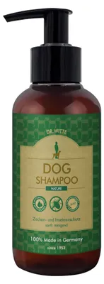 Produktbild von Hundeshampoo mit Aktivsauerstoff AOO, pH 7,5, gegen Zecken, Flöhe & Insekten