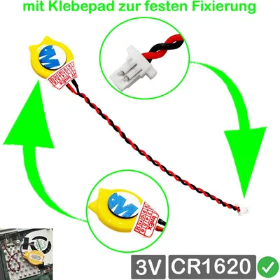Produktbild von CR1620 RTC Bios CMOS Batterie Battery kompatibel für HP EliteBook x360 830 G8
