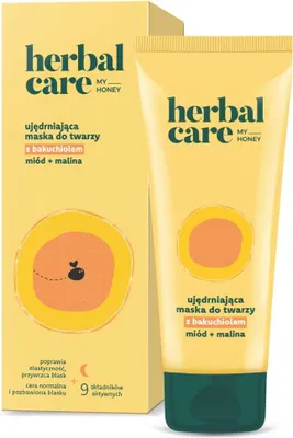 Obrázek produktu pro Zpevňující pleťová maska s bakuchiolem, medem a malinami