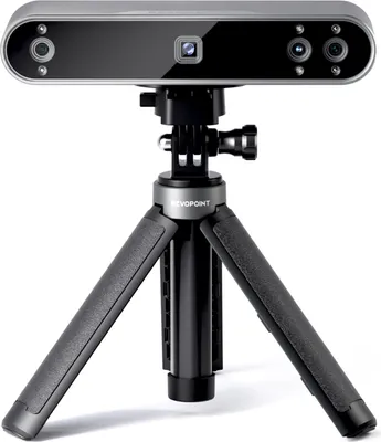 Obrázek produktu pro 3D skener Revopoint POP 3 s přesností 0,05 mm, přenosný 3D skener, rychlost skenování 18 fps, vysoce věrné barevné skeny, ruční a stolní skenování, kompatibilní s Windows/Mac/iOS/Android, USB/WiFi připojení ke smartphonu a notebooku pro reverzní inženýrství, navrhování modelů, standardní verze