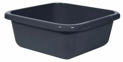 Image de CURVER bol carré 10L en anthracite, plastique, 35 x 35 x 12 cm